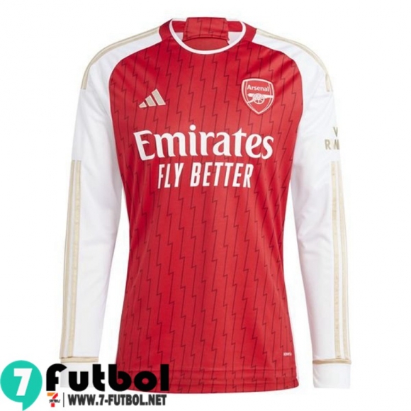 Camiseta Futbol Arsenal Primera Hombre Manga Larga 23 24