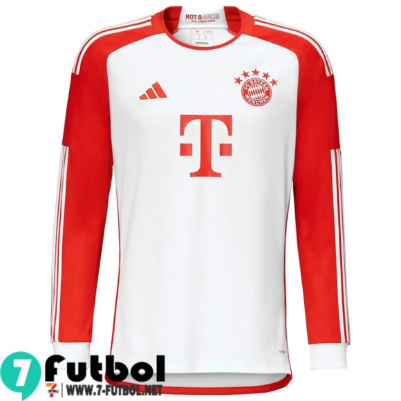 Camiseta Futbol Bayern Munich Primera Hombre Manga Larga 23 24