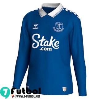 Camiseta Futbol Everton Primera Hombre Manga Larga 23 24