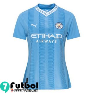 Camiseta Futbol Manchester City Primera Femenino 23 24