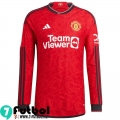 Camiseta Futbol Manchester United Primera Hombre Manga Larga 23 24