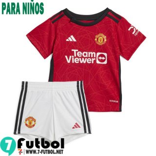 Camiseta Futbol Manchester United Primera Ninos 23 24