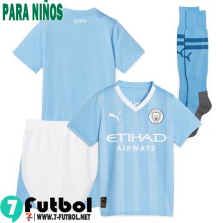 Camiseta Futbol Manchester City Primera Ninos 23 24