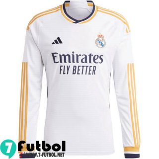 Camiseta Futbol Real Madrid Primera Hombre Manga Larga 23 24