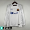 Camiseta Futbol Barcelona Segunda Manga Larga Hombre 23 24