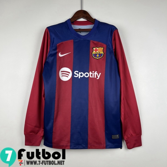 Camiseta Futbol Barcelona Primera Manga Larga Hombre 23 24