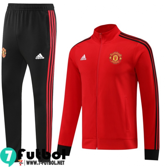 KIT : Chaquetas Manchester United Rojo Hombre 23 24 JK733