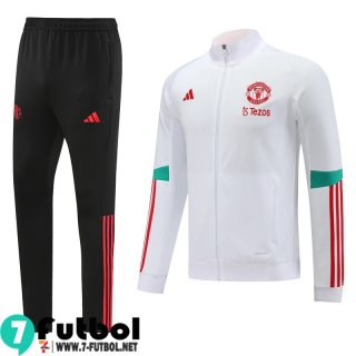 KIT : Chaquetas Manchester United Blanco, Blanca Hombre 23 24 JK741