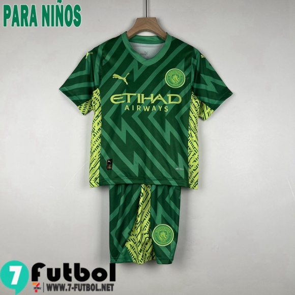 Camiseta Futbol Manchester City porteros Ninos 23 24 MK41