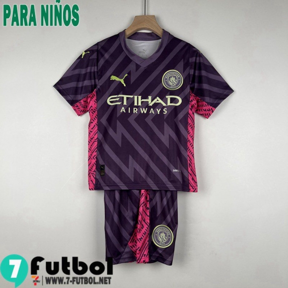 Camiseta Futbol Manchester City porteros Ninos 23 24 MK42