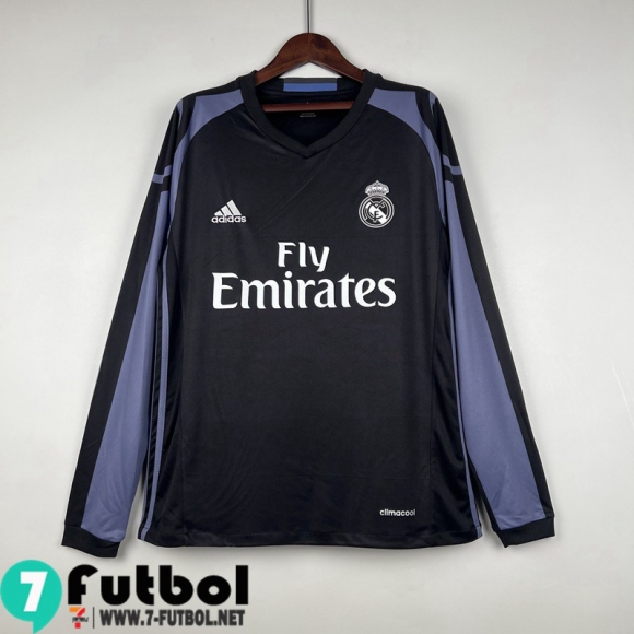 Retro Camiseta Futbol Manga Larga Real Madrid Third Hombre Manga Larga 16/17 FG282