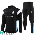 KIT : Chandal Futbol Marsella negro Hombre 23 24 TG835