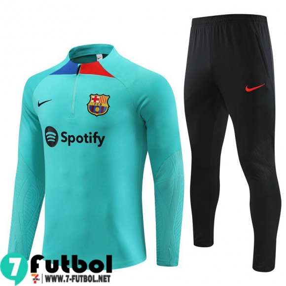 KIT : Chandal Futbol Barcelona verde claro Hombre 23 24 TG841