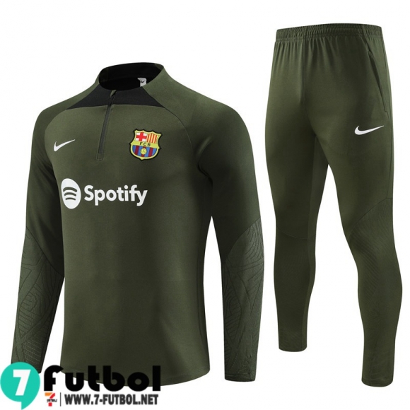 KIT : Chandal Futbol Barcelona verde oscuro Hombre 23 24 TG850