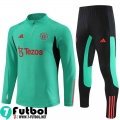 KIT : Chandal Futbol Manchester United Verde Hombre 23 24 TG854