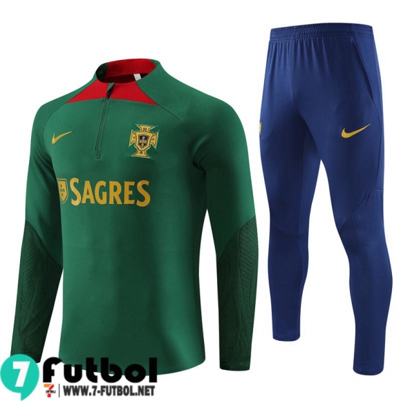 KIT : Chandal Futbol Portugal Verde Hombre 23 24 TG857