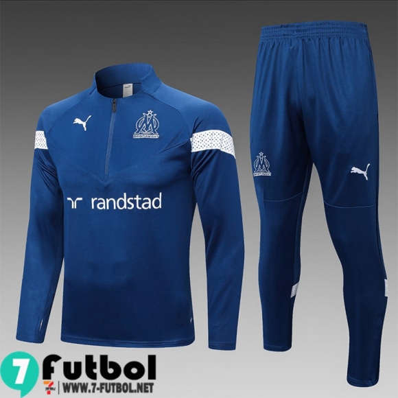 KIT : Chandal Futbol Marsella azul Hombre 23 24 TG865