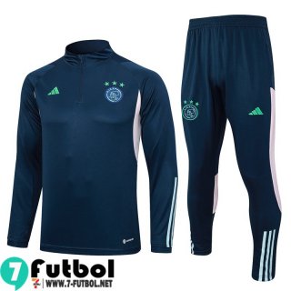 KIT : Chandal Futbol Ajax azul marino Hombre 23 24 TG868