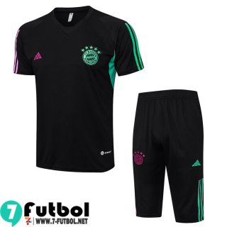 KIT : Chandal Futbol T Shirt Bayern Munich negro Hombre 23 24 TG894