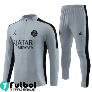 KIT : Chandal Futbol PSG gris Hombre 23 24 TG812