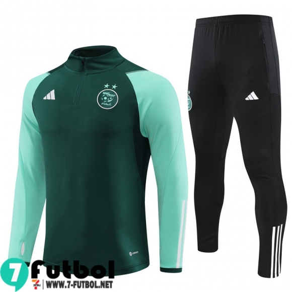 KIT : Chandal Futbol Argelia Verde Hombre 23 24 TG815