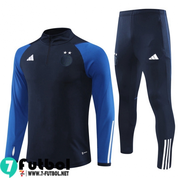 KIT : Chandal Futbol Argelia azul marino Hombre 23 24 TG816