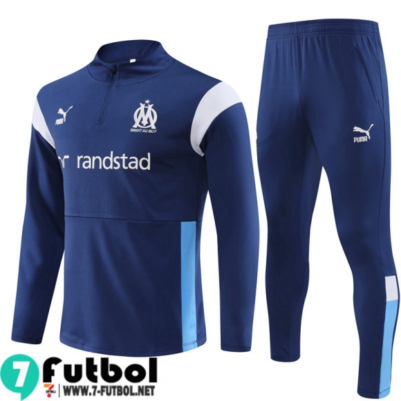 KIT : Chandal Futbol Marsella azul marino Hombre 23 24 TG819