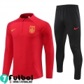 KIT : Chandal Futbol China Rojo Hombre 23 24 TG823