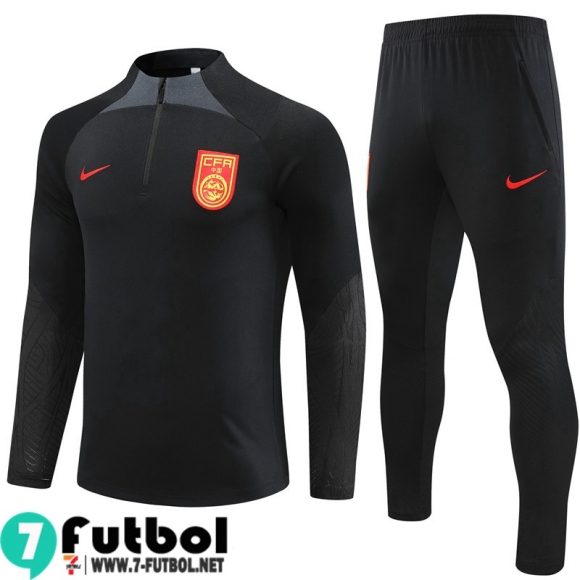 KIT : Chandal Futbol China negro Hombre 23 24 TG826