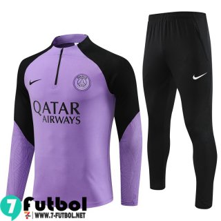 KIT : Chandal Futbol PSG Púrpura Hombre 23 24 TG833