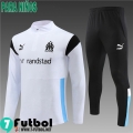 KIT : Chandal Futbol Marsella Blanco, Blanca Ninos 23 24 TK636