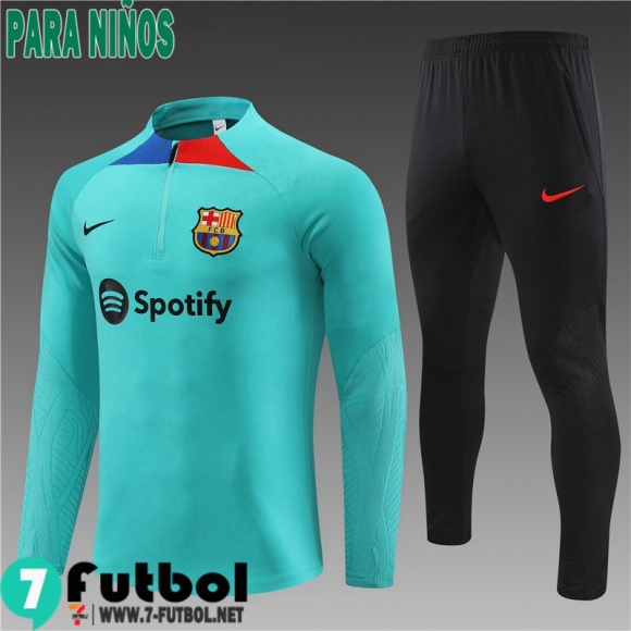 KIT : Chandal Futbol Barcelona azul claro Ninos 23 24 TK641