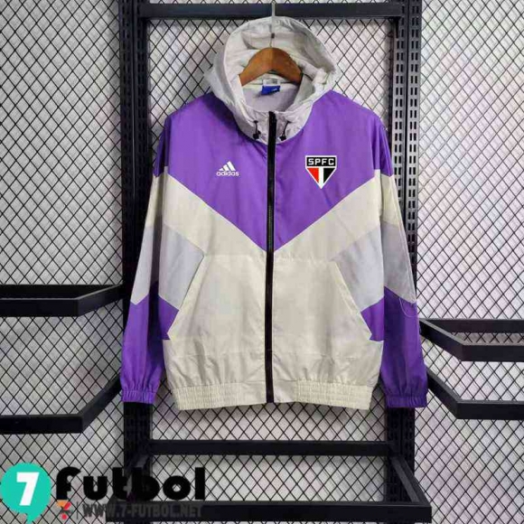 Chaqueta Cazadora Sao Paulo morado blanco Hombre 23 24 WK518