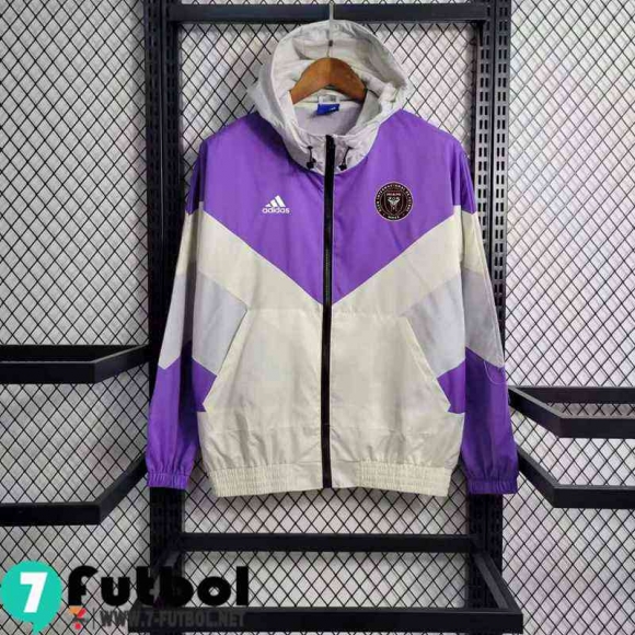 Chaqueta Cazadora Miami morado blanco Hombre 23 24 WK520