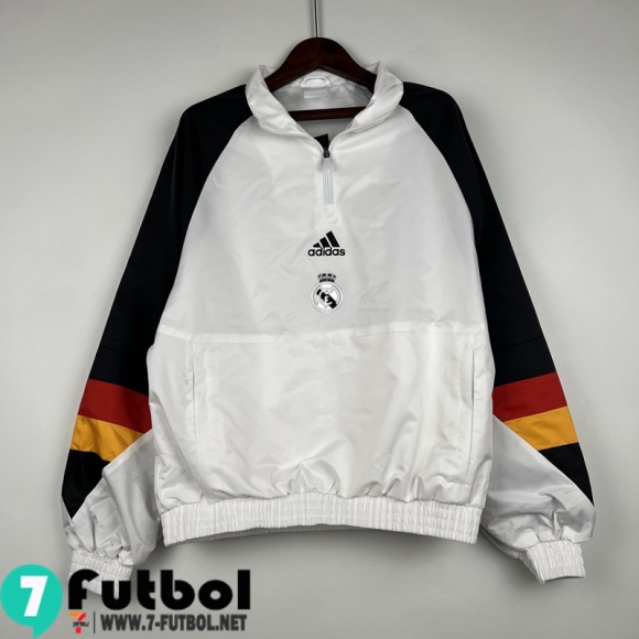 Chaqueta Cazadora Real Madrid Blanco, Blanca Hombre 23 24 WK458