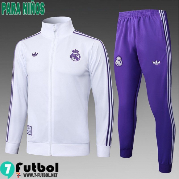 KIT: Chaquetas Deportivas Real Madrid Nino 25 26 C770