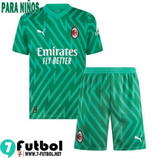 Camiseta Futbol AC Milan Porteros Ninos 23 24 TBB143