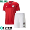 Camiseta Futbol Egipto Primera Ninos 2022