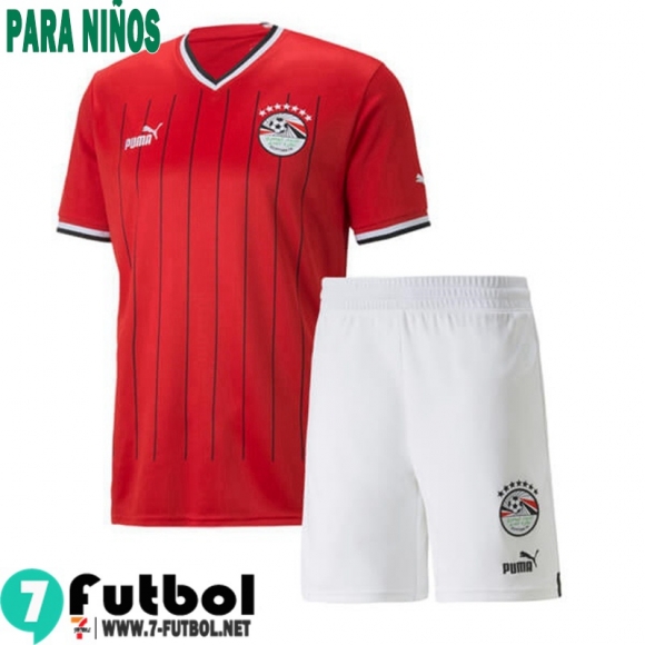 Camiseta Futbol Egipto Primera Ninos 2022