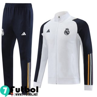 KIT : Chaquetas Real Madrid Blanco Hombre 23 24 JK789