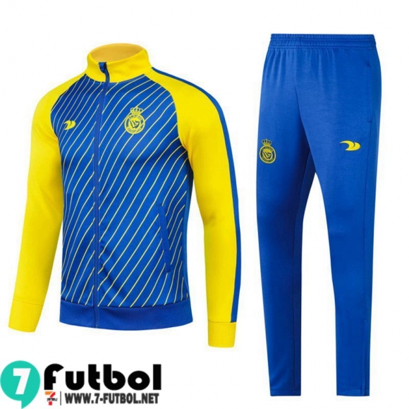 KIT : Chaquetas Al-Nassr azul Hombre 23 24 JK806