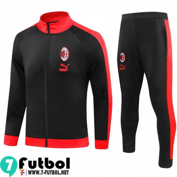 KIT : Chaquetas AC Milan negro Hombre 23 24 JK811
