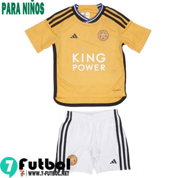 Camiseta Futbol Leicester City Tercera Ninos 23 24