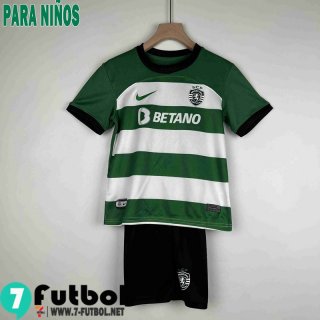Camiseta Futbol Sporting Lisbon Primera Ninos 23 24