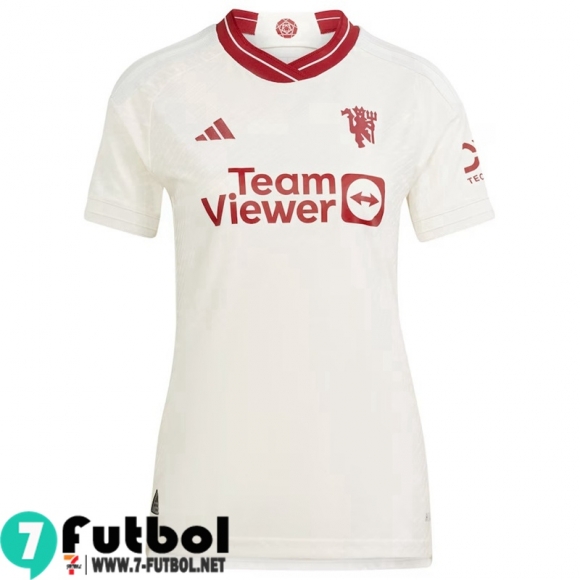 Camiseta Futbol Manchester United Tercera Femenino 23 24