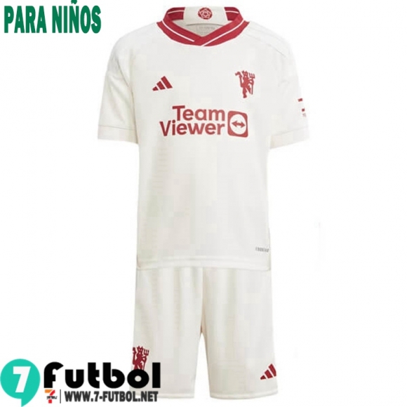 Camiseta Futbol Manchester United Tercera Ninos 23 24