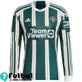 Camiseta Futbol Manchester United Segunda Hombre Manga Larga 23 24