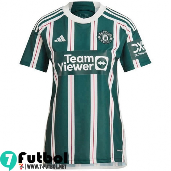 Camiseta Futbol Manchester United Segunda Femenino 23 24