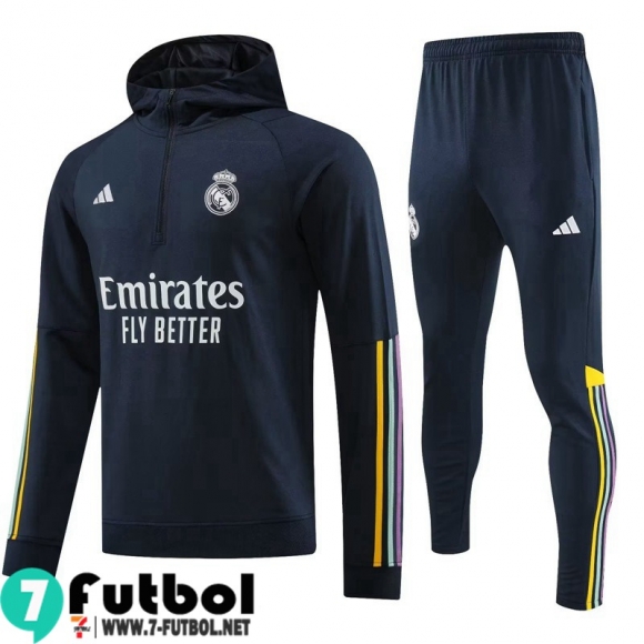 KIT: Sudaderas Deportivas Real Madrid negro Hombre 23 24 SW72