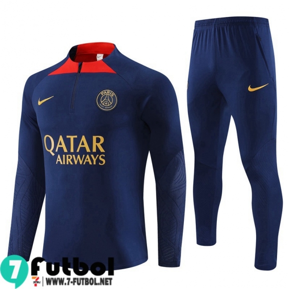 KIT : Chandal Futbol PSG Azul marino Hombre 23 24 TG899